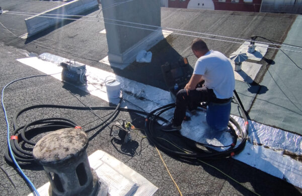 réhabilitation par chemisage de 8 canalisations