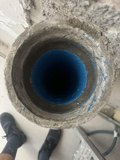 résinage canalisation