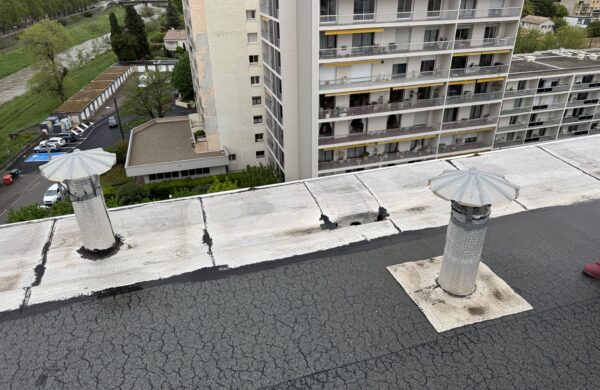 chemisage colonne immeuble