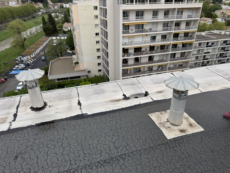 chemisage colonne immeuble