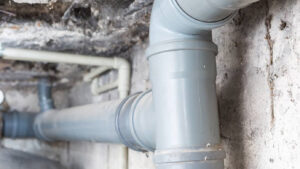 Réparer fuite tuyau PVC inaccessible