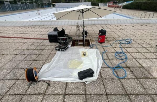 chemisage canalisation piscine municipale belfort