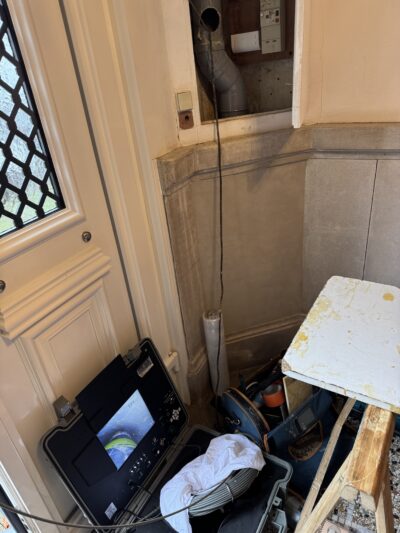 inspection caméra chemisage colonne