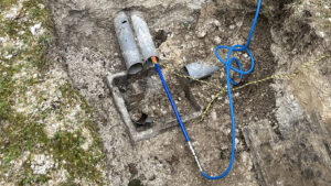 Réparation canalisation enterrée